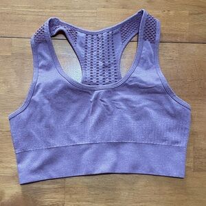 Soft Pink Ribbed Knit Top